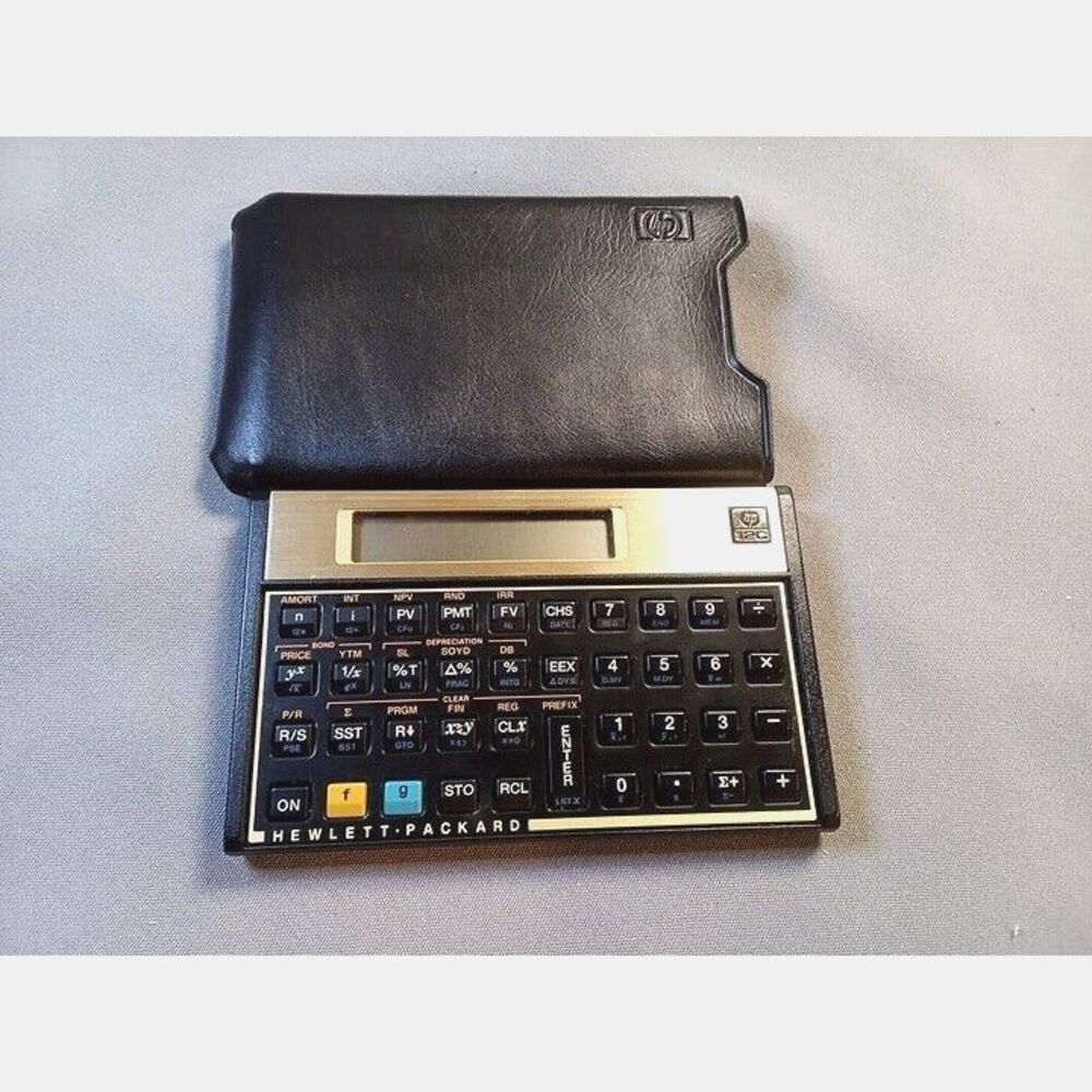 HP 12C Financial Calculator No Issues‎ - Needs 3 LR44 Cell Batteries